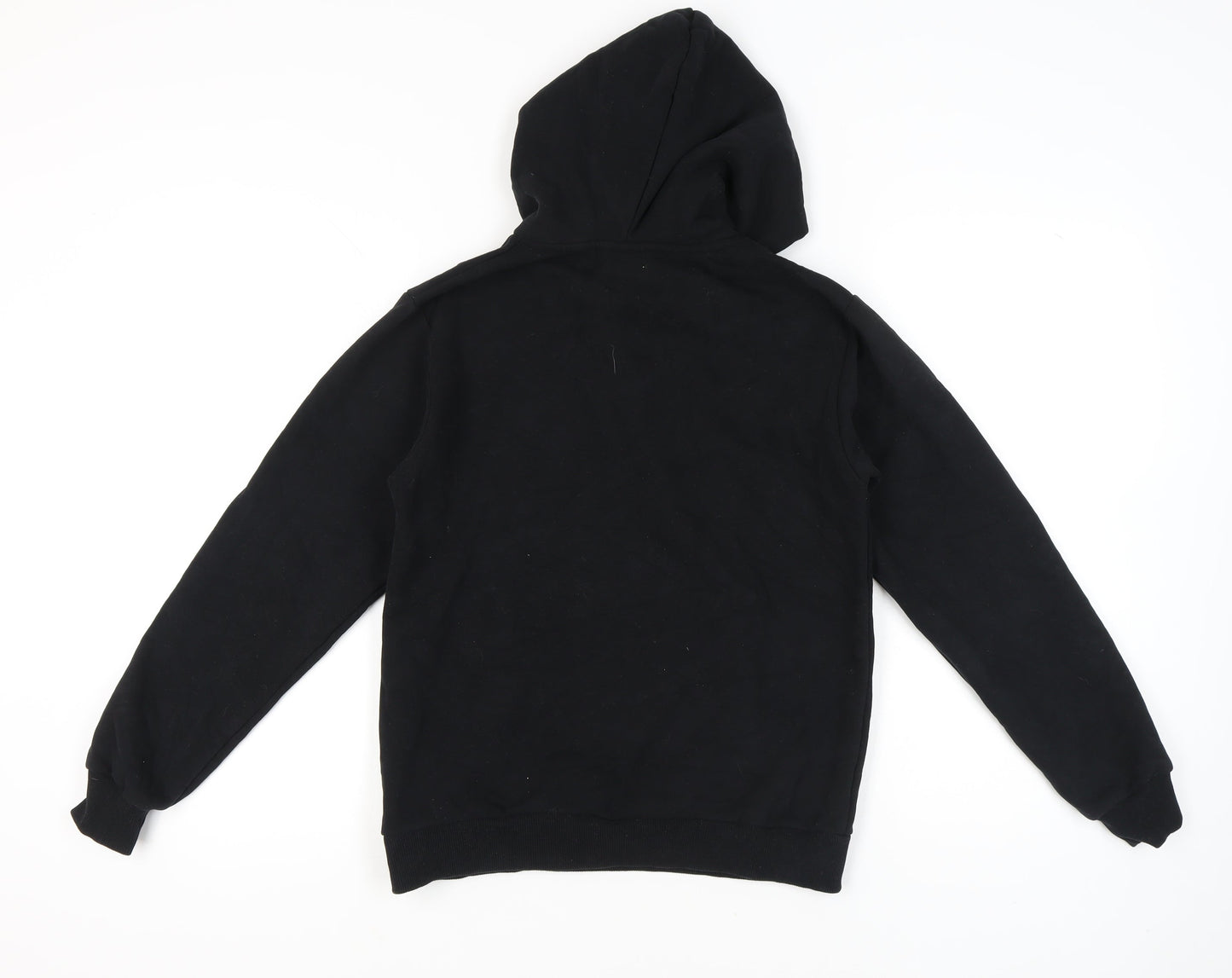 MP Mens Black Pullover Hoodie Small Regular Fit Hooded Jumper