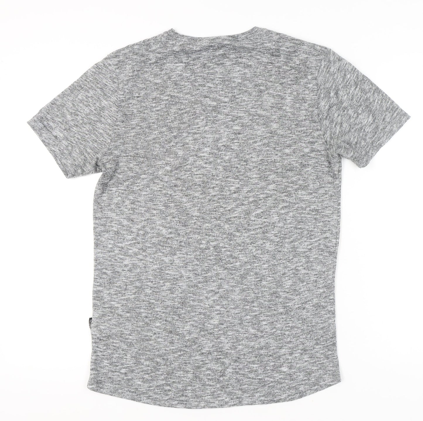 Intense Men’s Grey Crew Neck Short Sleeve T-Shirt Size M