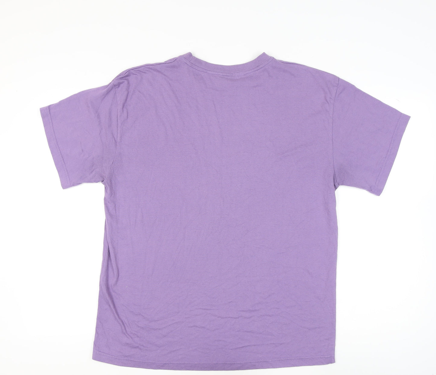 Frontside Men’s Purple XL Crew Neck Short Sleeve Cotton T-Shirt