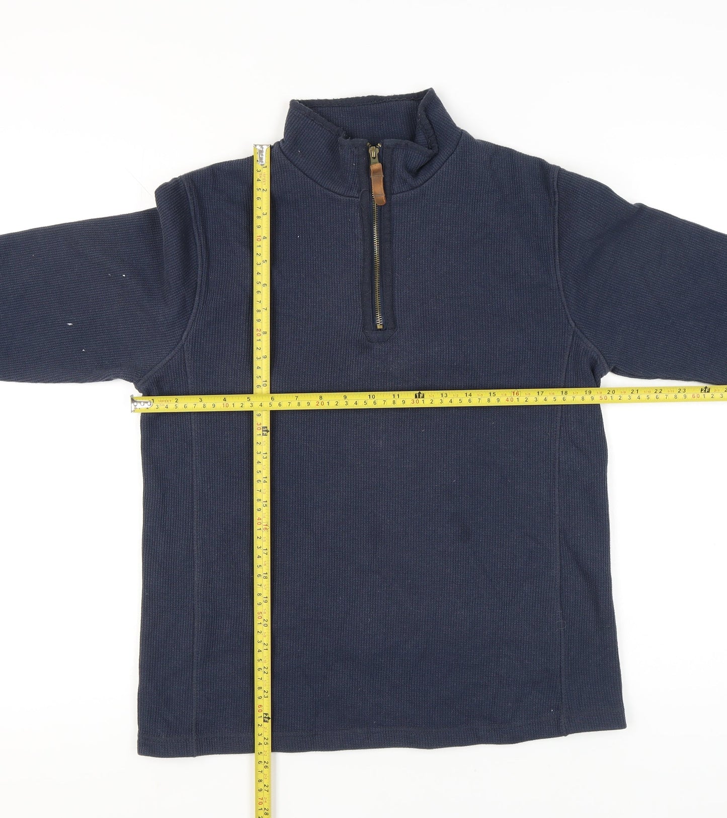 Mountain Warehouse Men’s Blue Small 1/4 Zip Pullover Sweatshirt