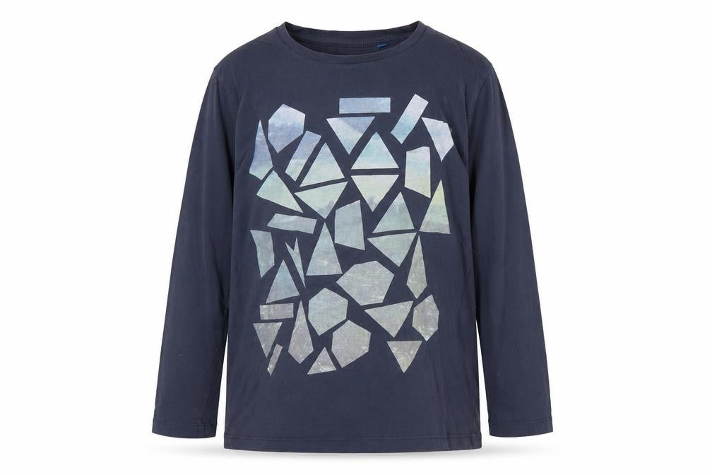 Tom Tailor Boys Blue Long Sleeve Graphic Print Cotton T-Shirt 12-13Y