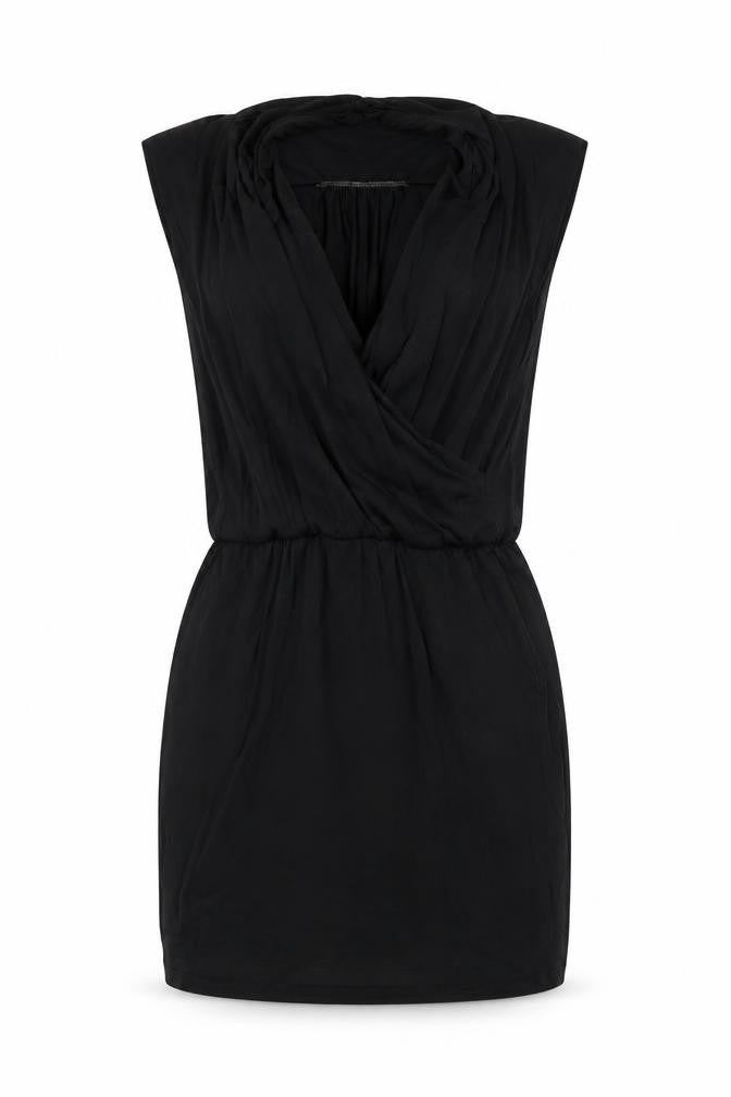 mbyM Womens Black Strapless Knee Length Dress Size M Party Cocktail
