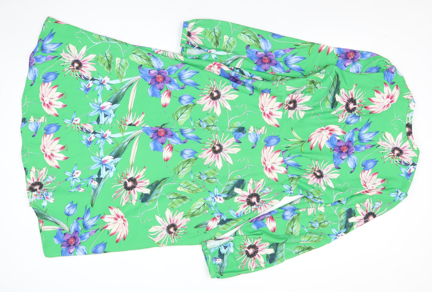 H&M Women’s Multicoloured Floral Fit & Flare Dress Size 8