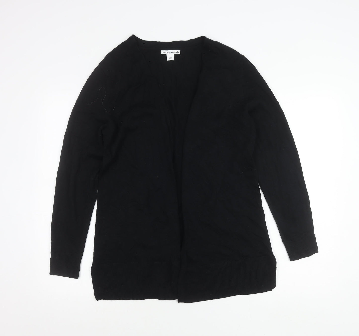Amazon Essentials Womens Black M Knit Cardigan V-Neck Long Sleeve