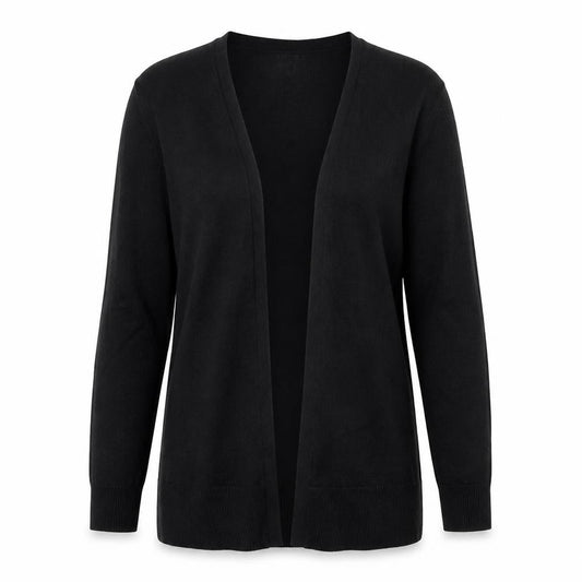 Amazon Essentials Womens Black M Knit Cardigan V-Neck Long Sleeve