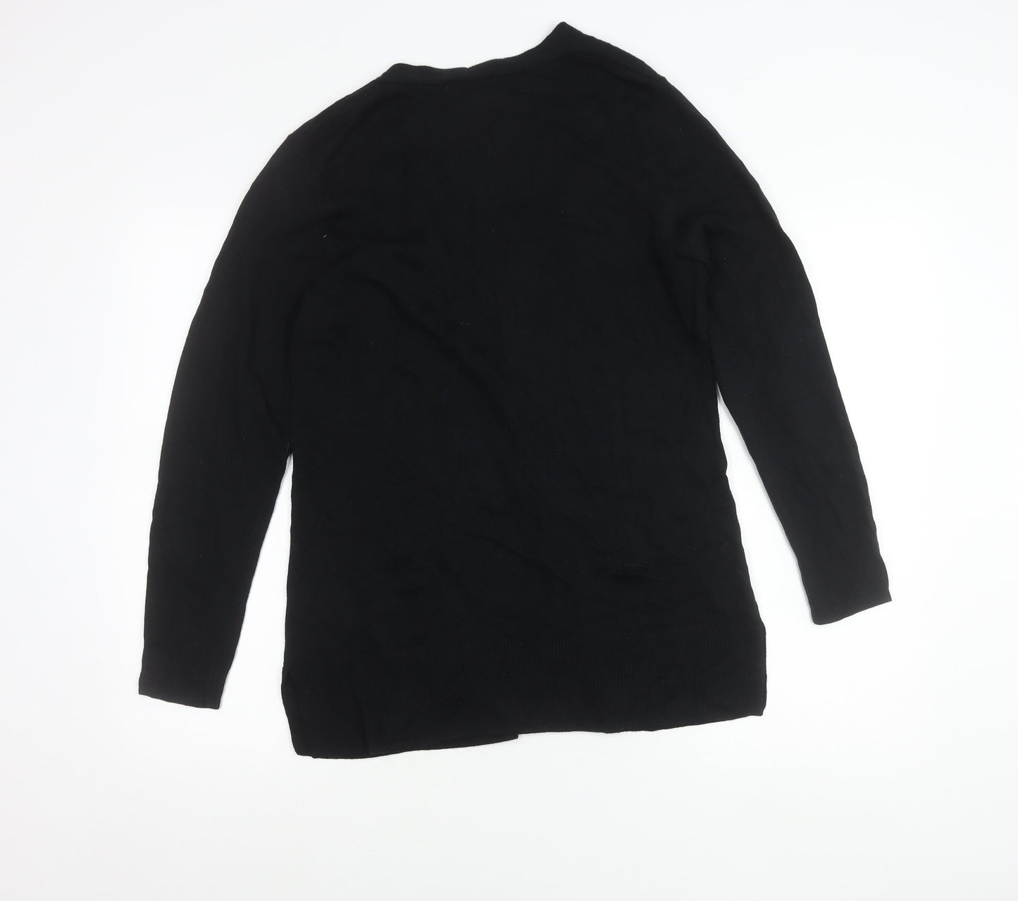 Amazon Essentials Womens Black M Knit Cardigan V-Neck Long Sleeve