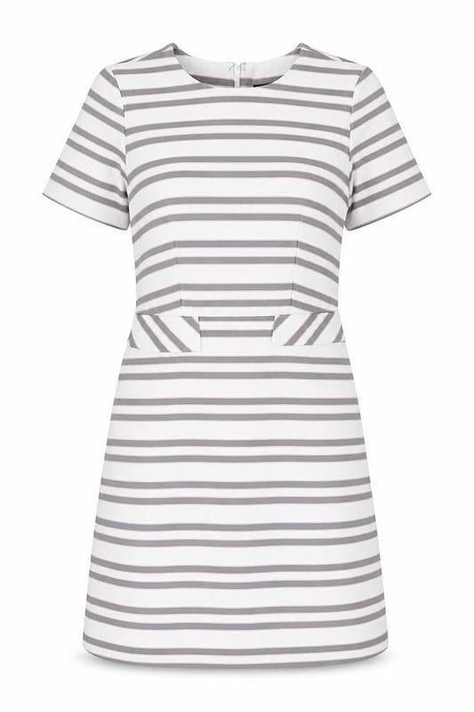 Warehouse Women’s Multicoloured Stripe Sheath Dress UK 8