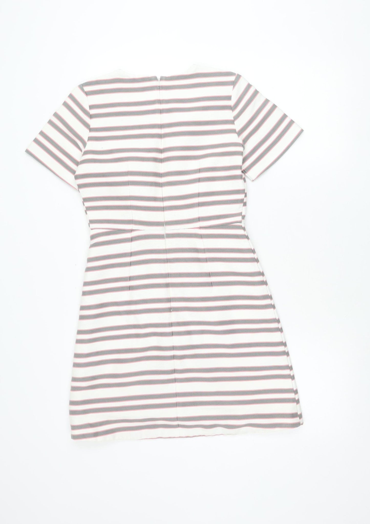 Warehouse Women’s Multicoloured Stripe Sheath Dress UK 8