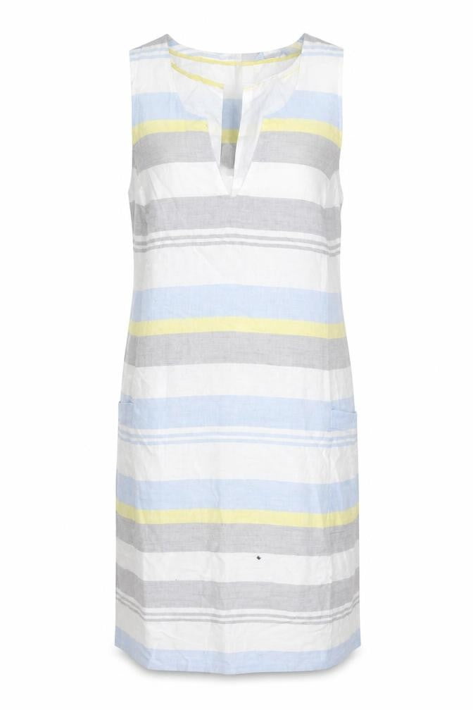 Joules Women’s Multicoloured Stripe Shift Dress UK 10 Sleeveless