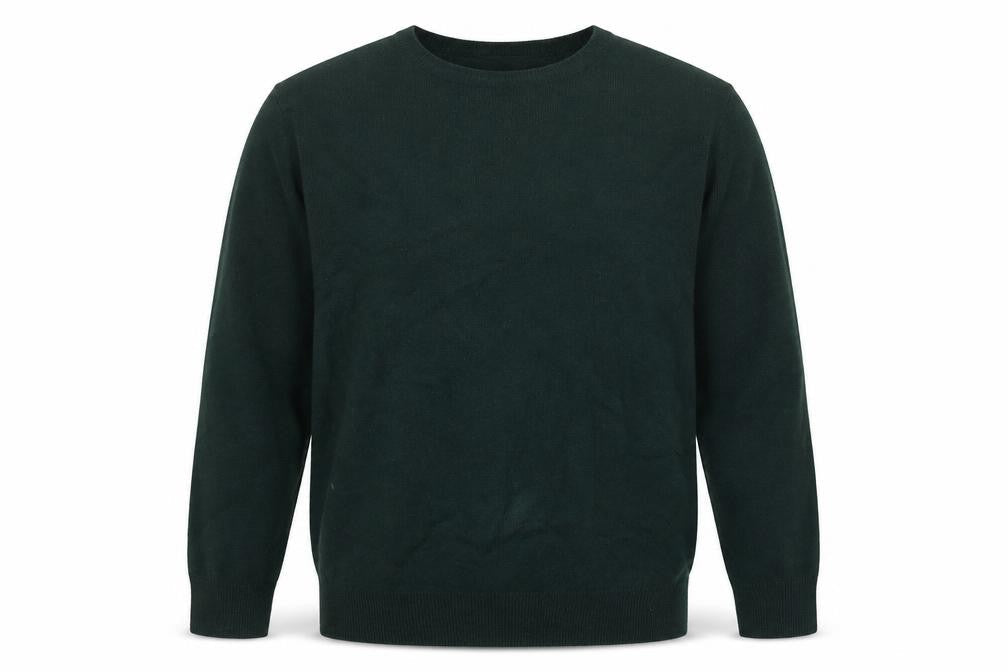 James Pringle Men’s Green Acrylic Crew Neck Pullover Jumper Size S