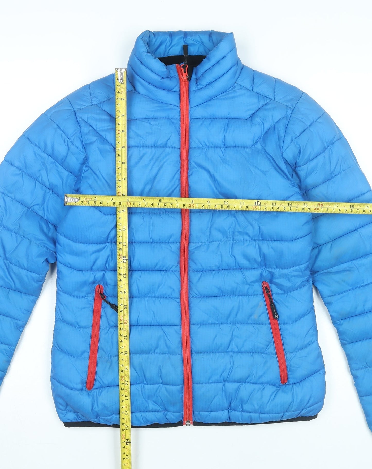Stormtech Men's Blue Puffer Jacket S Regular Fit Outdoor Coat