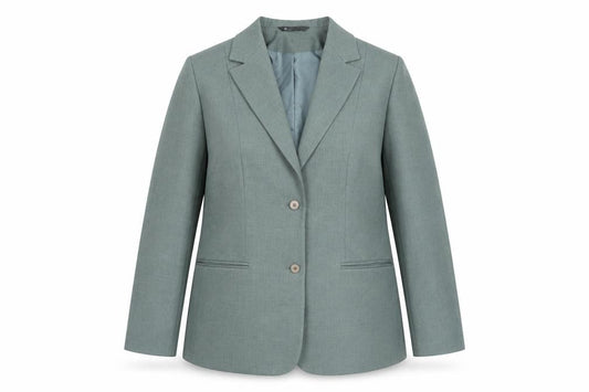 BHS Womens Grey Size 18 Notch Lapel Two-Button Blazer Jacket