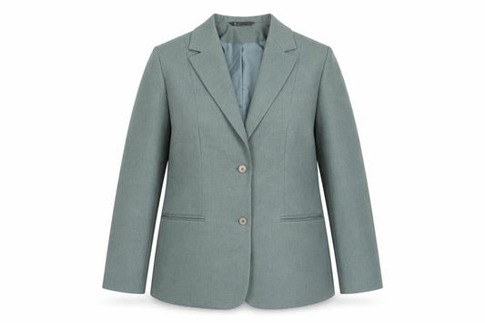 BHS Womens Grey Size 18 Notch Lapel Two-Button Blazer Jacket