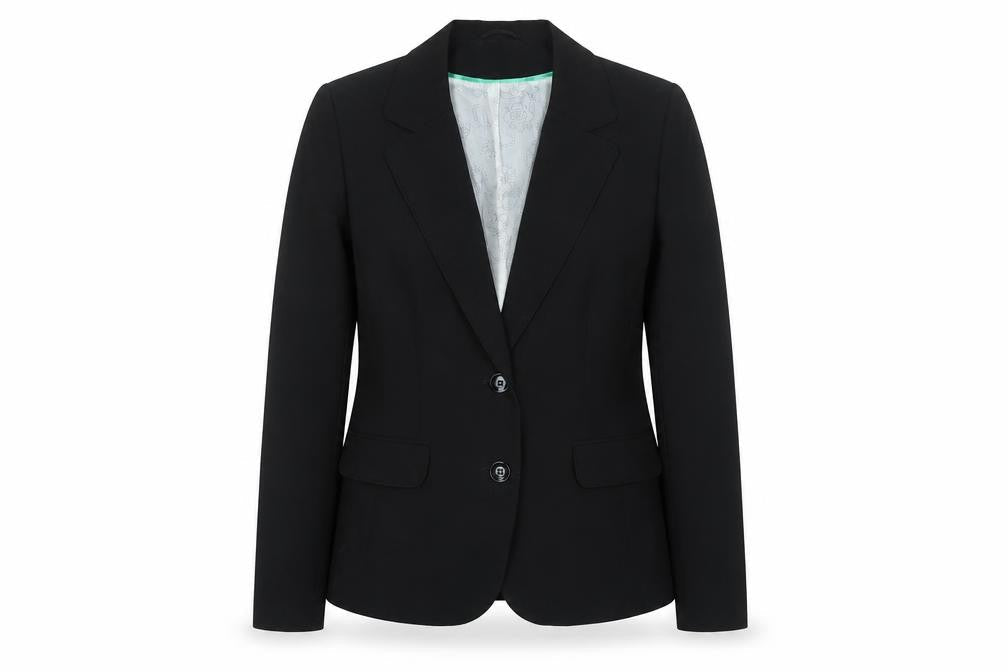 Dorothy Perkins Womens Black Blazer UK 14 Regular Fit Work Jacket