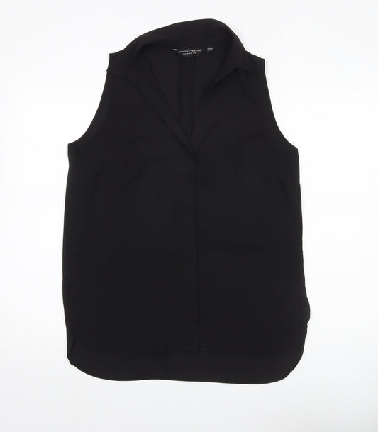 Dorothy Perkins Women’s Black Sleeveless Blouse UK 12 Work Casual