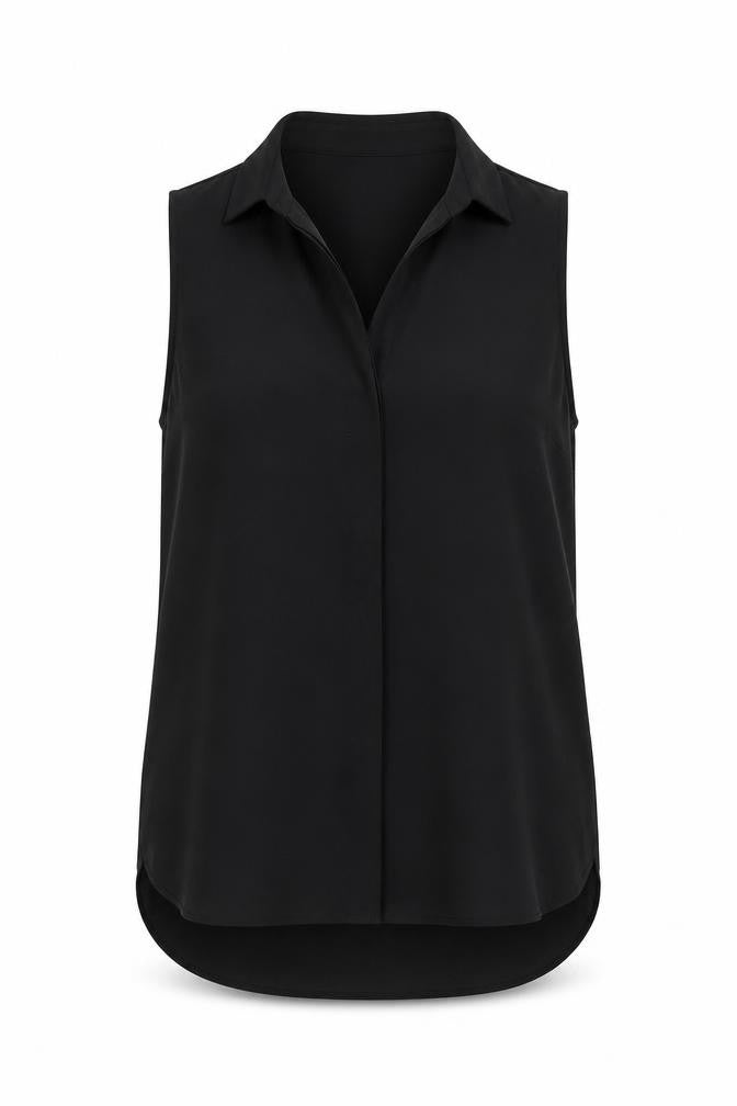 Dorothy Perkins Women’s Black Sleeveless Blouse UK 12 Work Casual
