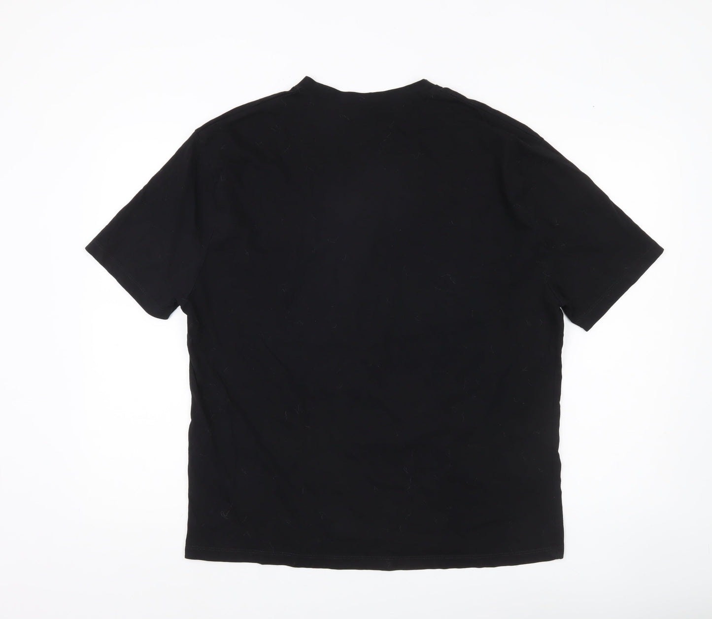 ASOS Men’s Black Art Print Crew Neck T-Shirt Size M