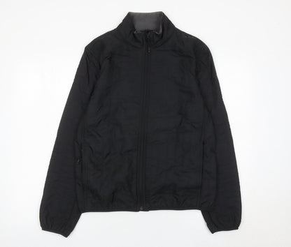 Gap Men's Black Small Nylon Full Zip Jacket Coat Casual