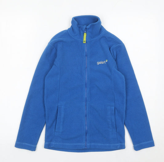 Gelert Boys Blue Fleece Full Zip Jacket 9-10 Years Hiking Outdoor