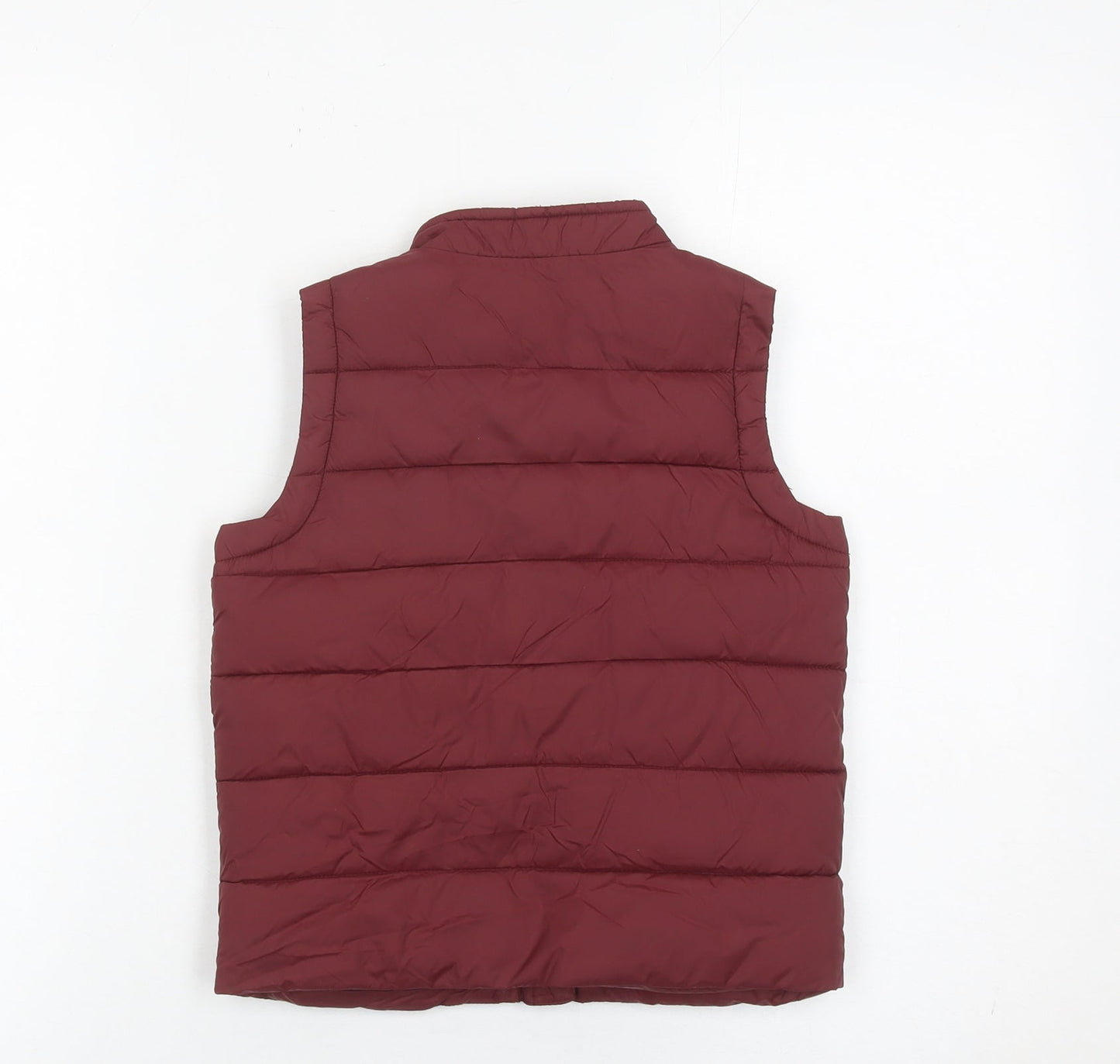 John Lewis Boys Red Quilted Nylon Padded Bodywarmer Waistcoat Age 5
