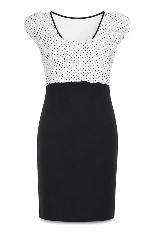 Marks & Spencer Per Una Women's Black White Sheath Dress Size 8