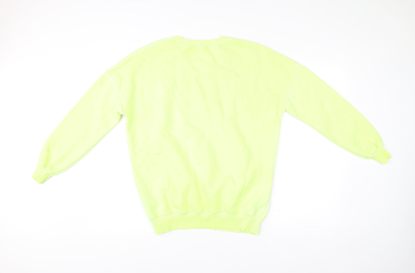 Mint Velvet Women Green Sweatshirt Small Pullover Cotton Blend