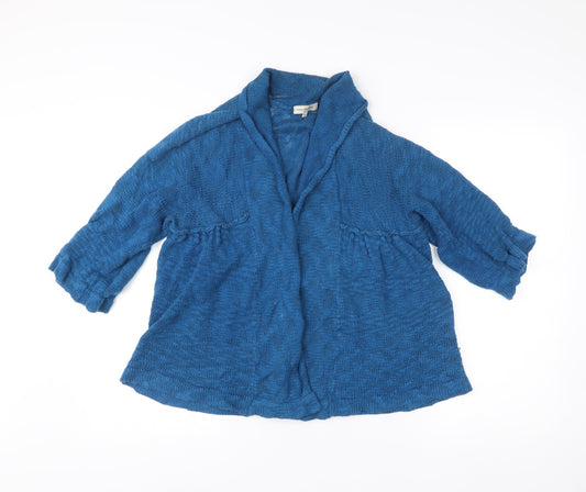 Rocha.John Rocha Women’s Blue Knit Cotton Cardigan Size 18