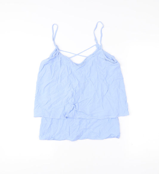 Warehouse Women’s Blue Viscose Camisole Top UK 10
