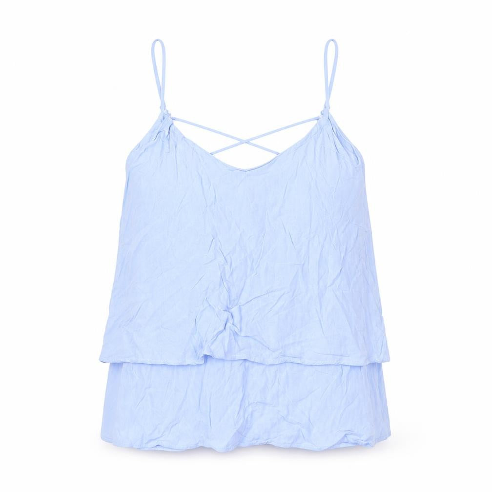 Warehouse Women’s Blue Viscose Camisole Top UK 10