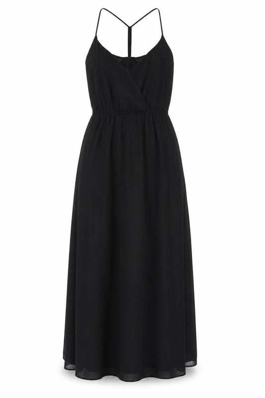 Forever 21 Women’s Black Long Slip Dress Size S Polyester