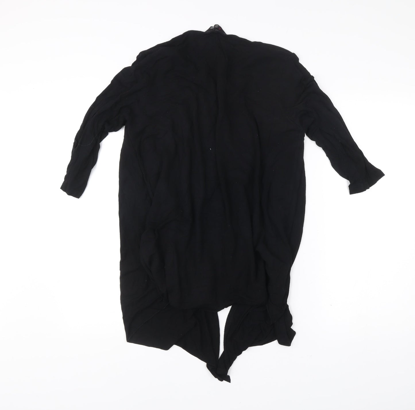Yours Womens Black Tunic Top Size 16 3/4 Sleeve Viscose Blend