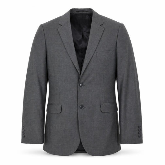 H&M Mens Grey Regular Fit Two-Button Blazer Jacket 38R