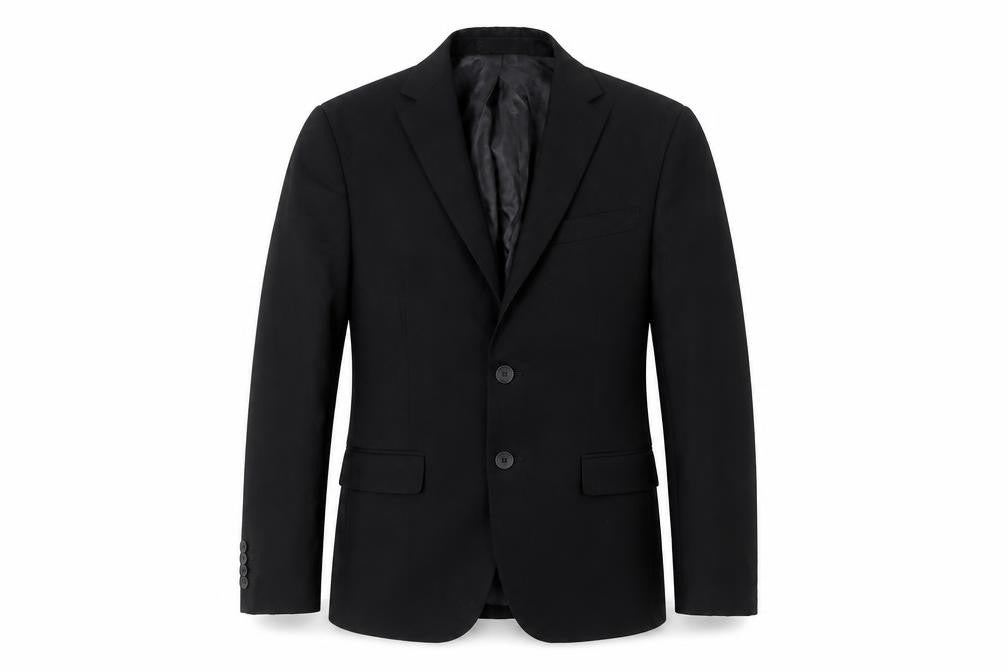 Zara Men’s Black Slim Fit Blazer Jacket Size 36 Two Button