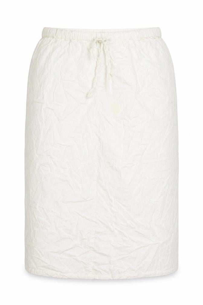 Pull&Bear Women’s White XL Linen Blend Knee Length Skirt