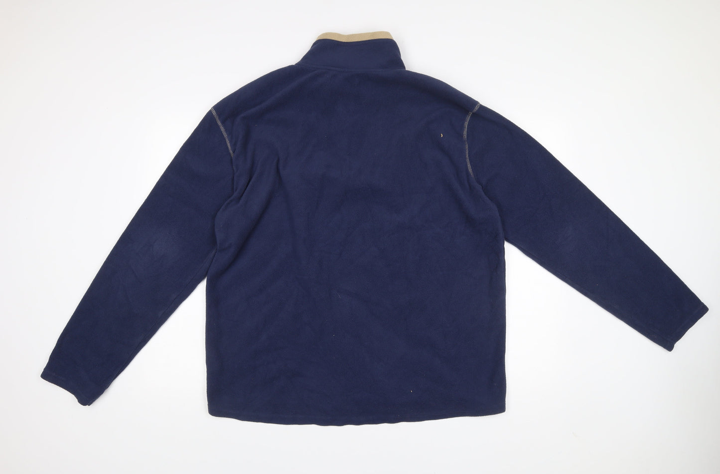 Atlas For Men Men's Blue XL Fleece Pullover Sweatshirt Outdoor 1/4 Zip