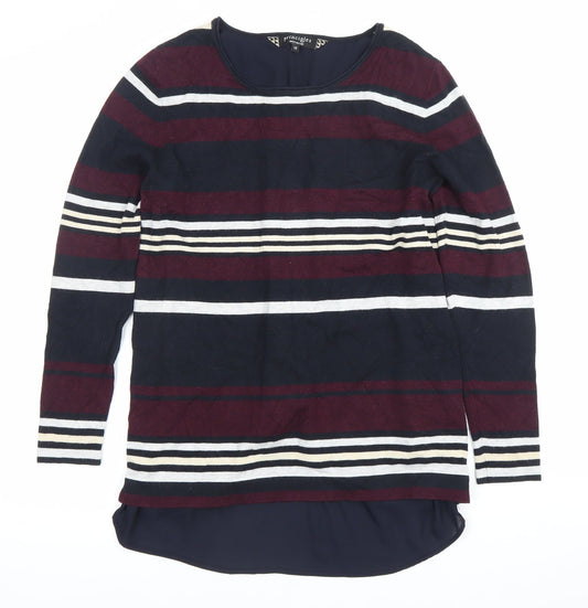 Principles by Ben de Lisi Womens Multicoloured Stripe Jumper Size 12
