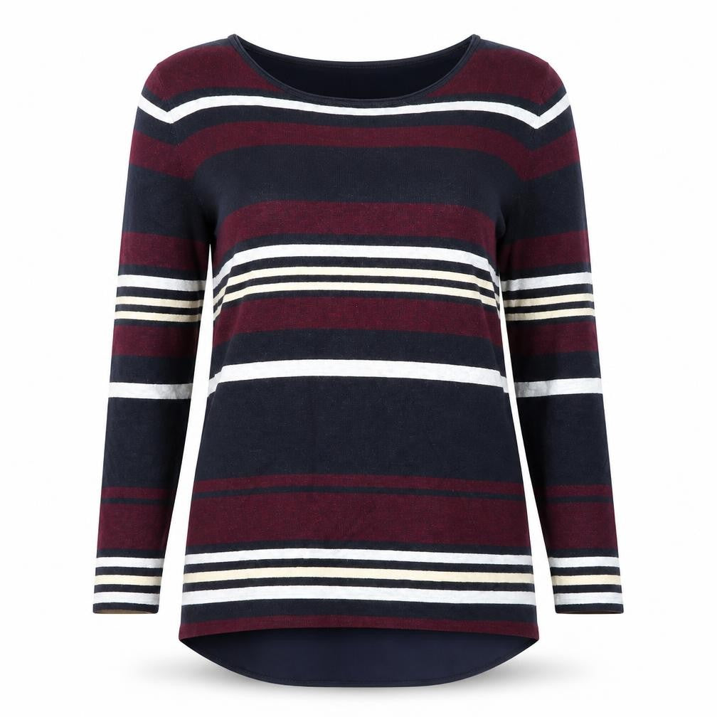 Principles by Ben de Lisi Womens Multicoloured Stripe Jumper Size 12