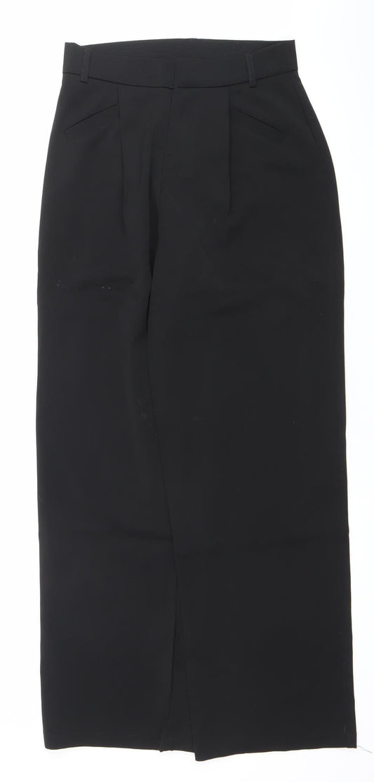 JinYuYuan Womens Black M Dress Pants Work Trousers Straight Leg