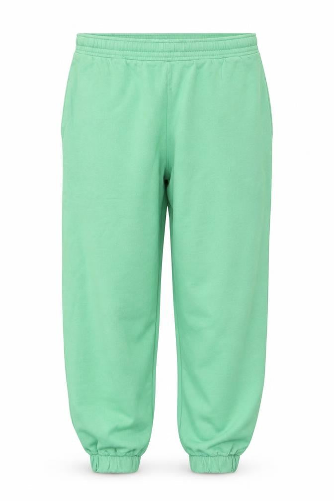 H&M Women's Green Sweatpants Trousers M Regular Fit Cotton Blend