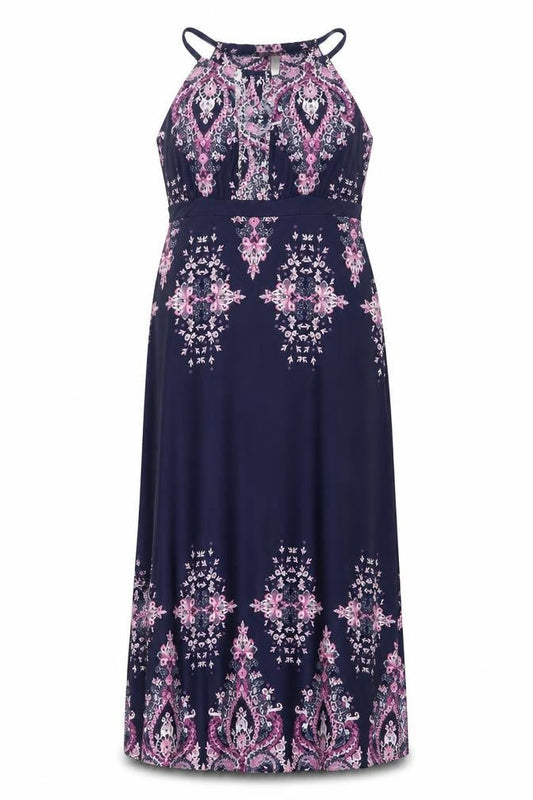 Bodyflirt Boutique Women’s Multicoloured Maxi Dress Size M Halter Paisley