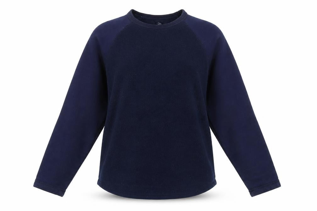 Gap Women’s Navy Blue Fleece Sweatshirt UK M Raglan Long Sleeve