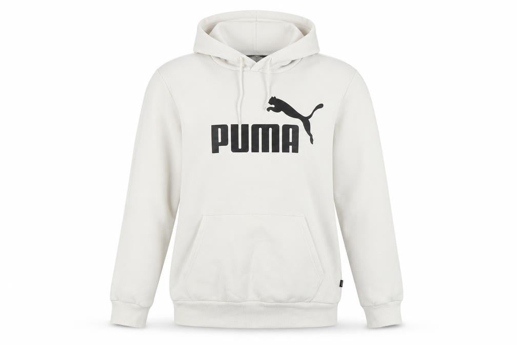 Puma Women Ivory Pullover Hoodie Small Logo Sportswear