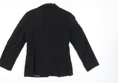 Dorothy Perkins Women’s Black Blazer Jacket Size 10 Classic Workwear