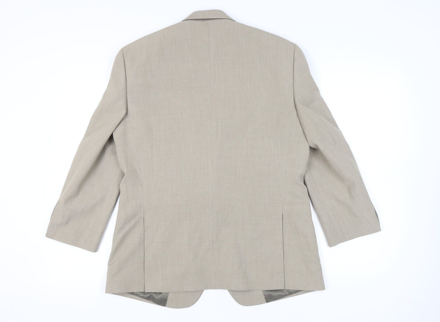Greenwoods Men’s Beige Regular Fit Blazer Jacket 40R Single-Breasted