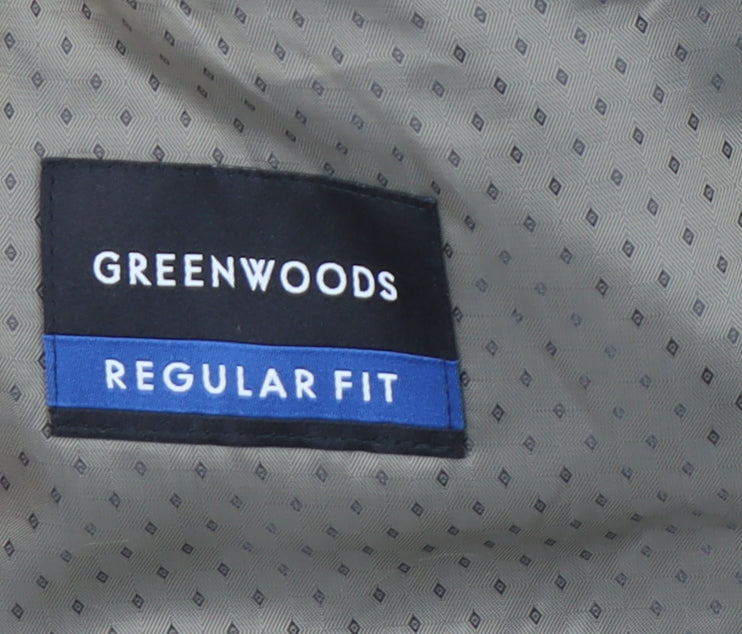 Greenwoods Men’s Beige Regular Fit Blazer Jacket 40R Single-Breasted