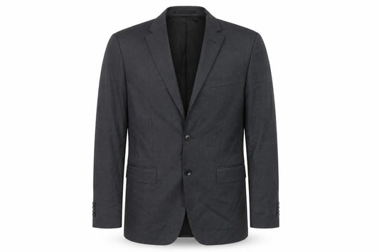 Hugo Boss Men’s Grey Wool Blazer Jacket Size 38R Regular Fit