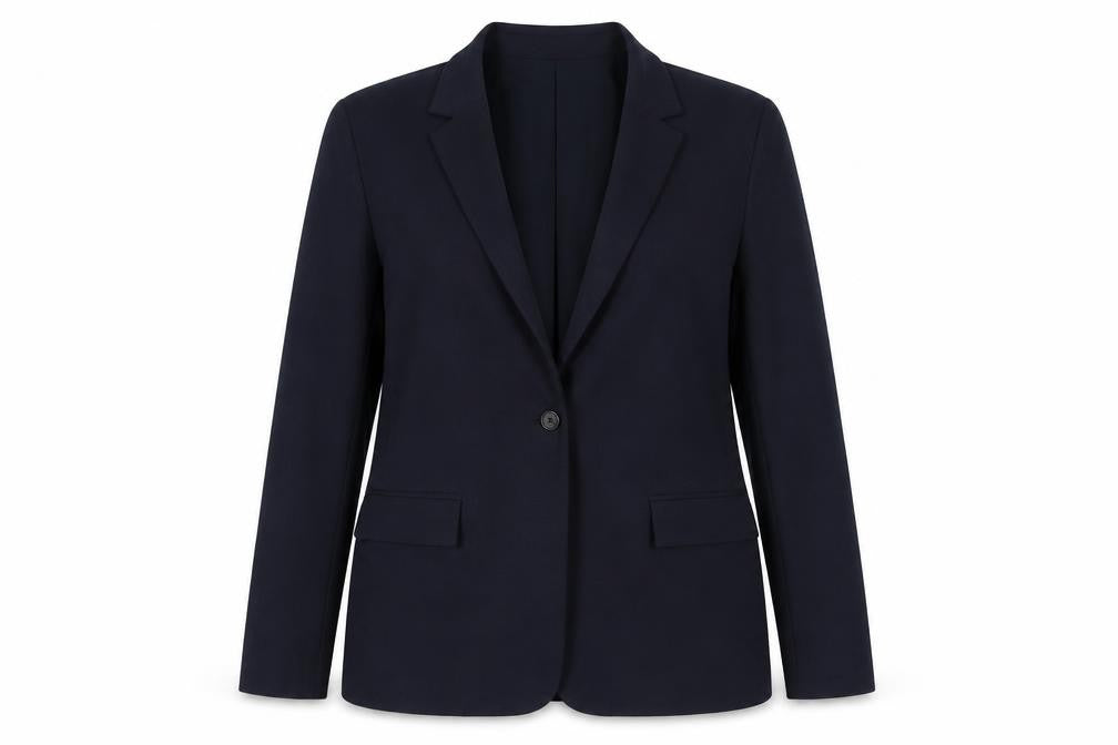 GAP Womens Blue XL Tall Single Breasted Blazer Jacket Workwear