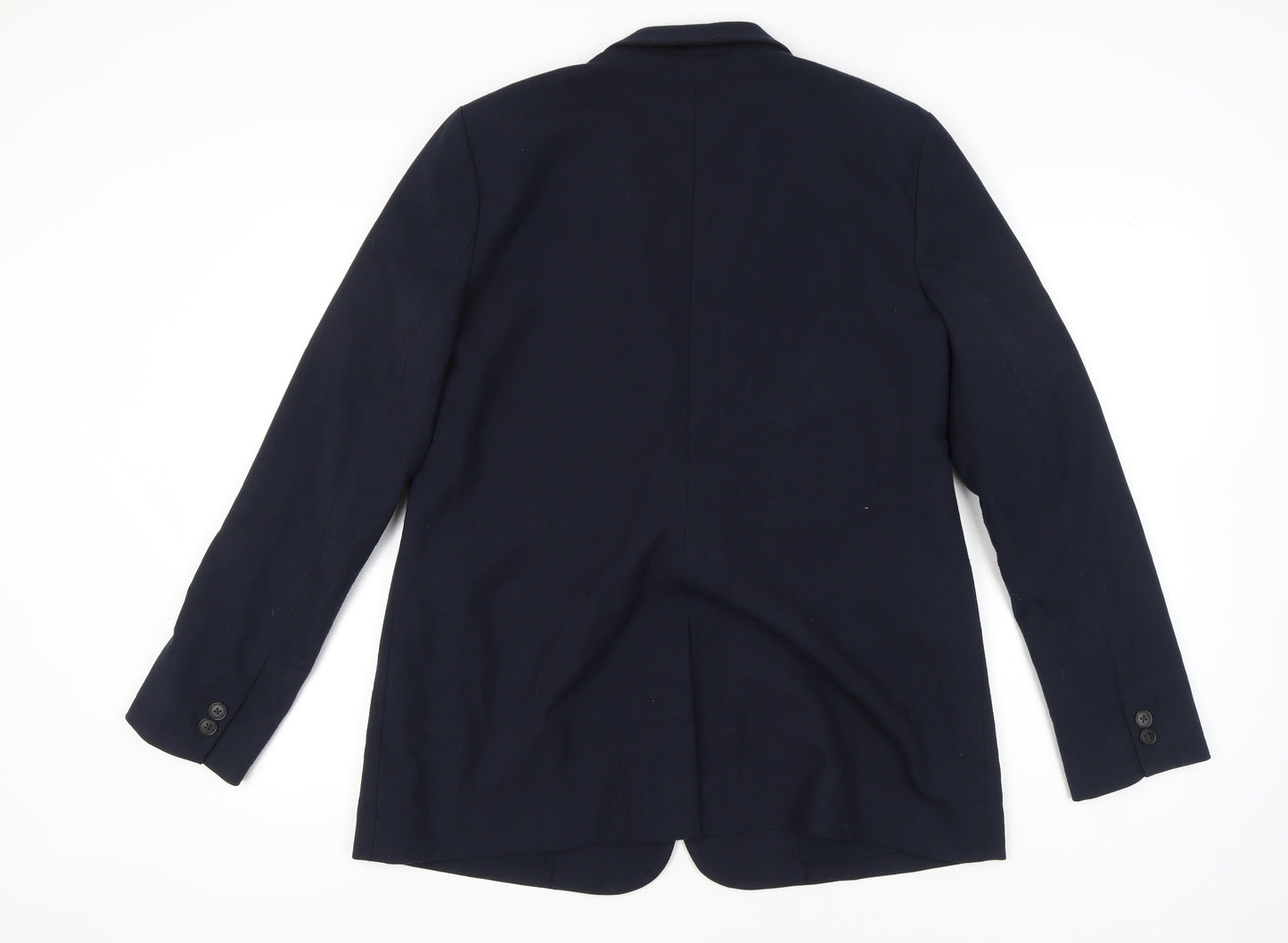 GAP Womens Blue XL Tall Single Breasted Blazer Jacket Workwear