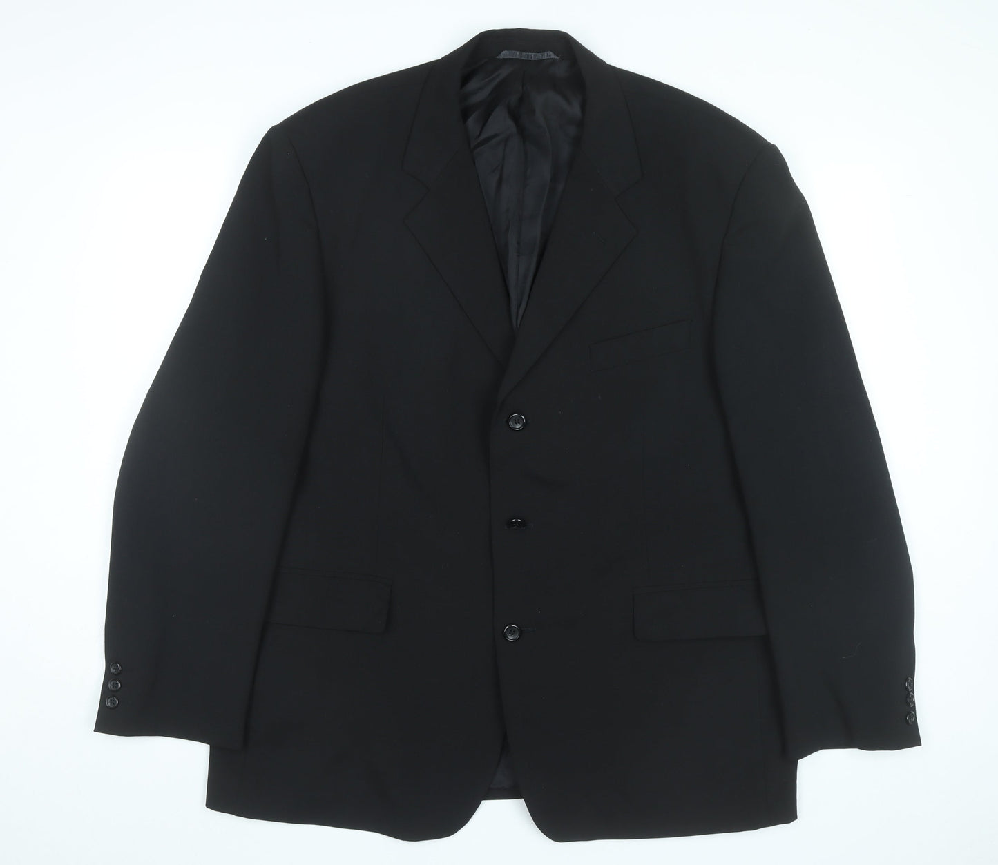 Burton Menswear Men's Black 46 Chest Regular Fit Blazer Jacket
