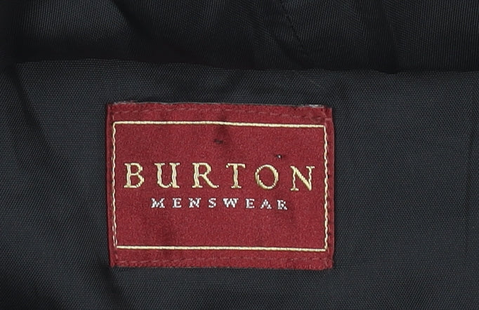 Burton Menswear Men's Black 46 Chest Regular Fit Blazer Jacket